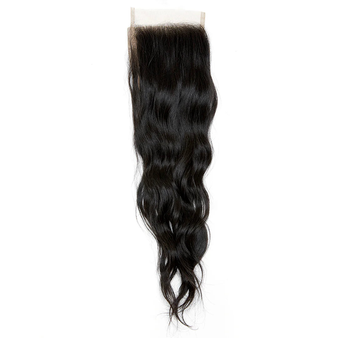 RAW Indian Wavy HD Lace Closure - Multiple Sizes Available